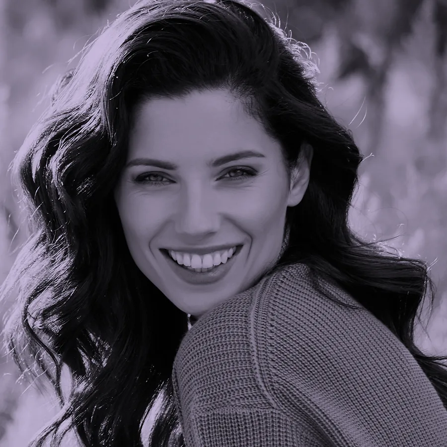 Woman smiling after a professional hygienist clean